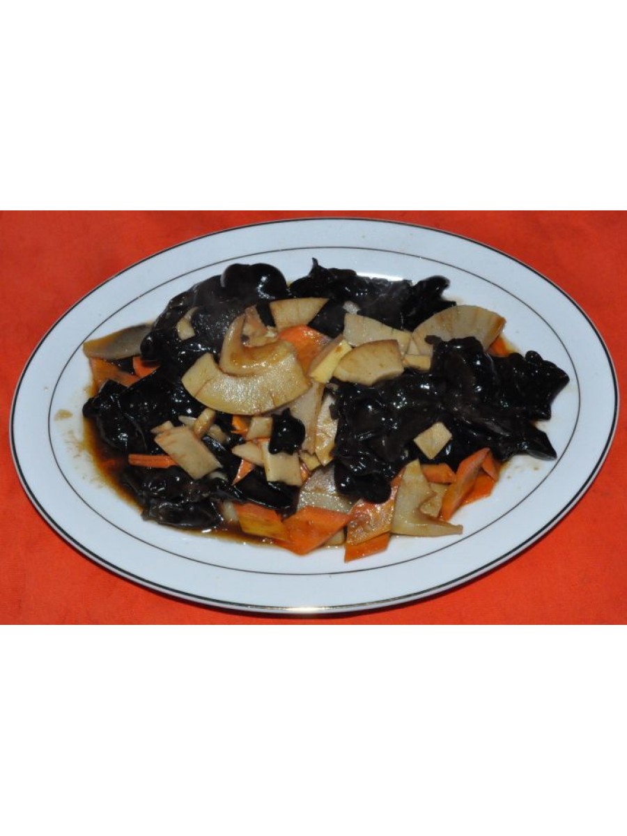 35. Пържени китайски гъби и бамбук 300гр.