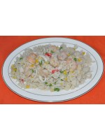 56. Пържен ориз с морски дарове 700g.(жасмин ориз,бисер ориз)