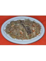 66. Пържени оризови спагети с три вида месо550гр.