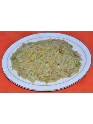 72. Пържени спагети със зеленчуци и къри