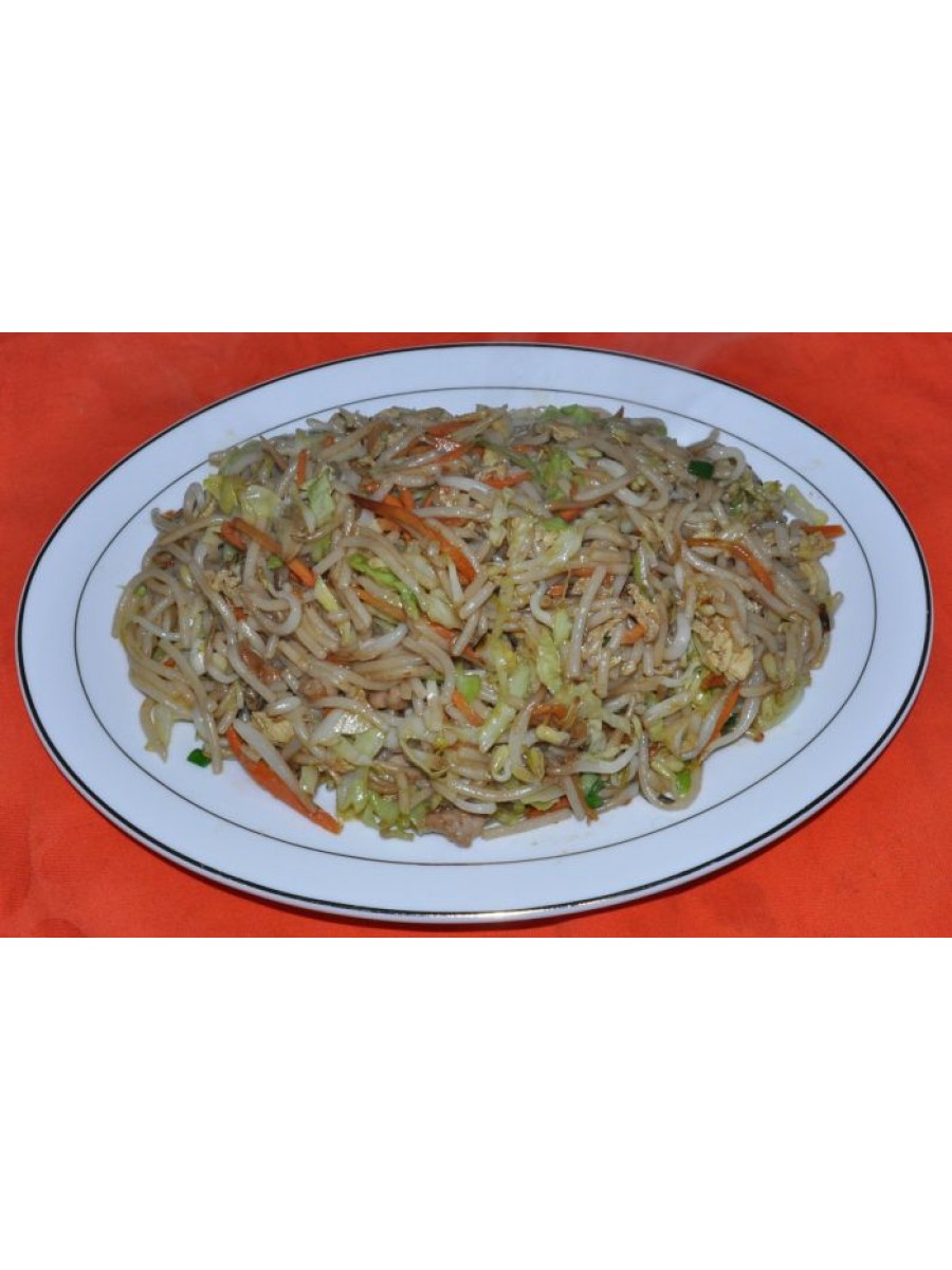 67. Пържени спагети с яйце и зеленчуци 600гр.