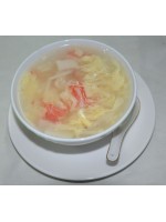 206. Супа от раци, бамбук и яйца - 350гр.