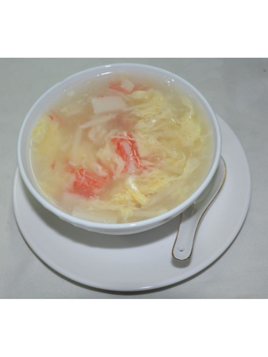 206. Супа от раци, бамбук и яйца - 350гр.